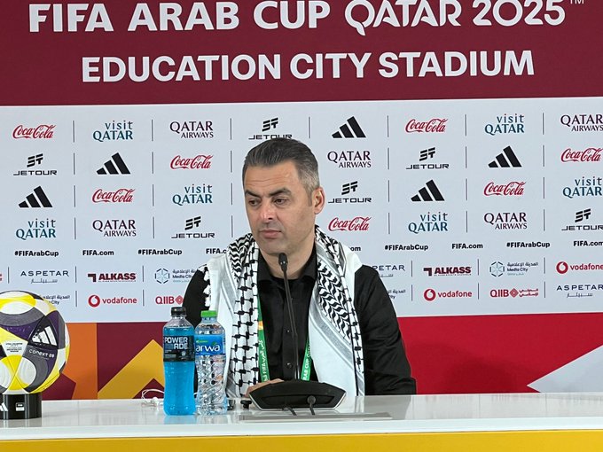  كأس العرب.. مدربا سوريا وفلسطين يعربان عن سعادتهما بالتأهل للدور ربع النهائي 2 20251207 1765140087 67131