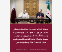 وزير الدولة بوزارة الخارجية يجتمع مع وزير الخارجية السوري