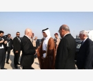 الرئيس العراقي يصل الدوحة لتقديم العزاء في فقيد الوطن الكبير