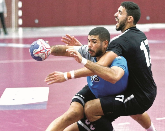                                         عروض قوية شهدها دوري اليد                                    