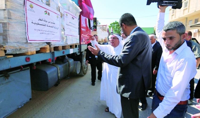 مساعدات قطرية لقطاع الصحة