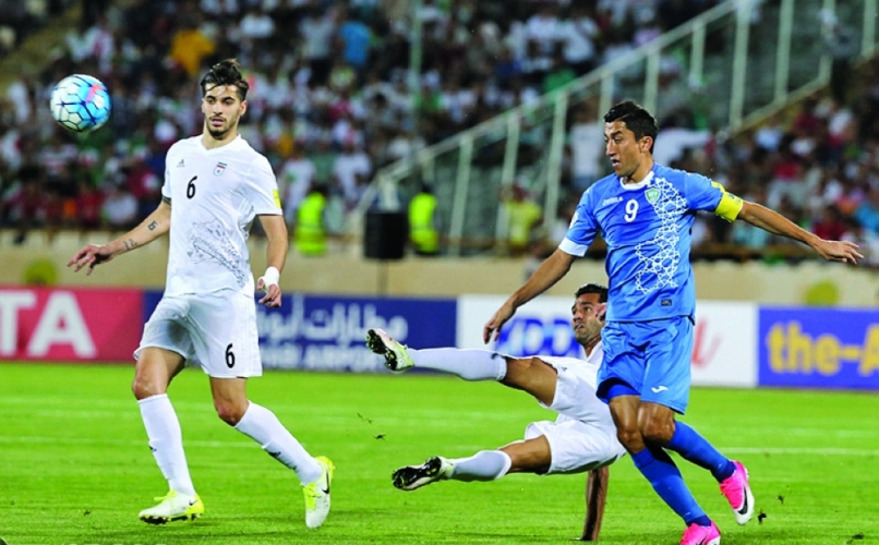 جانب من مباراة ايران وفنزويلا 