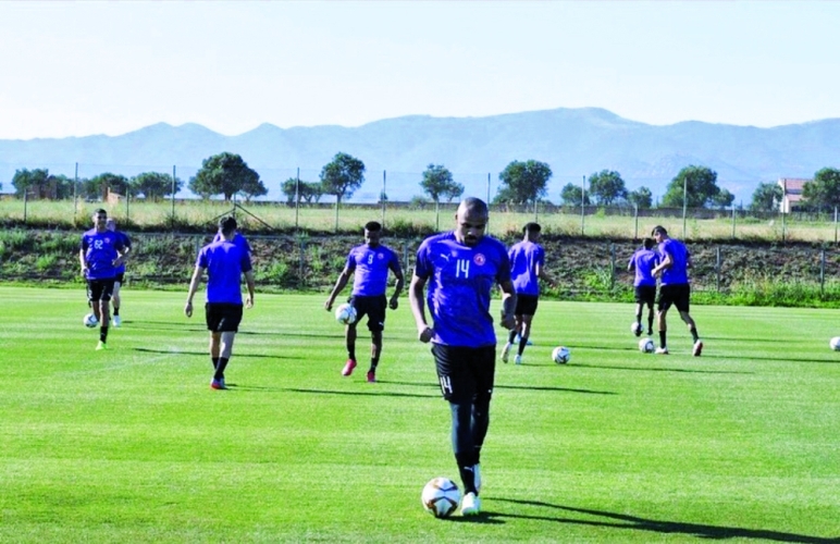 من تدريبات نادي العربي
