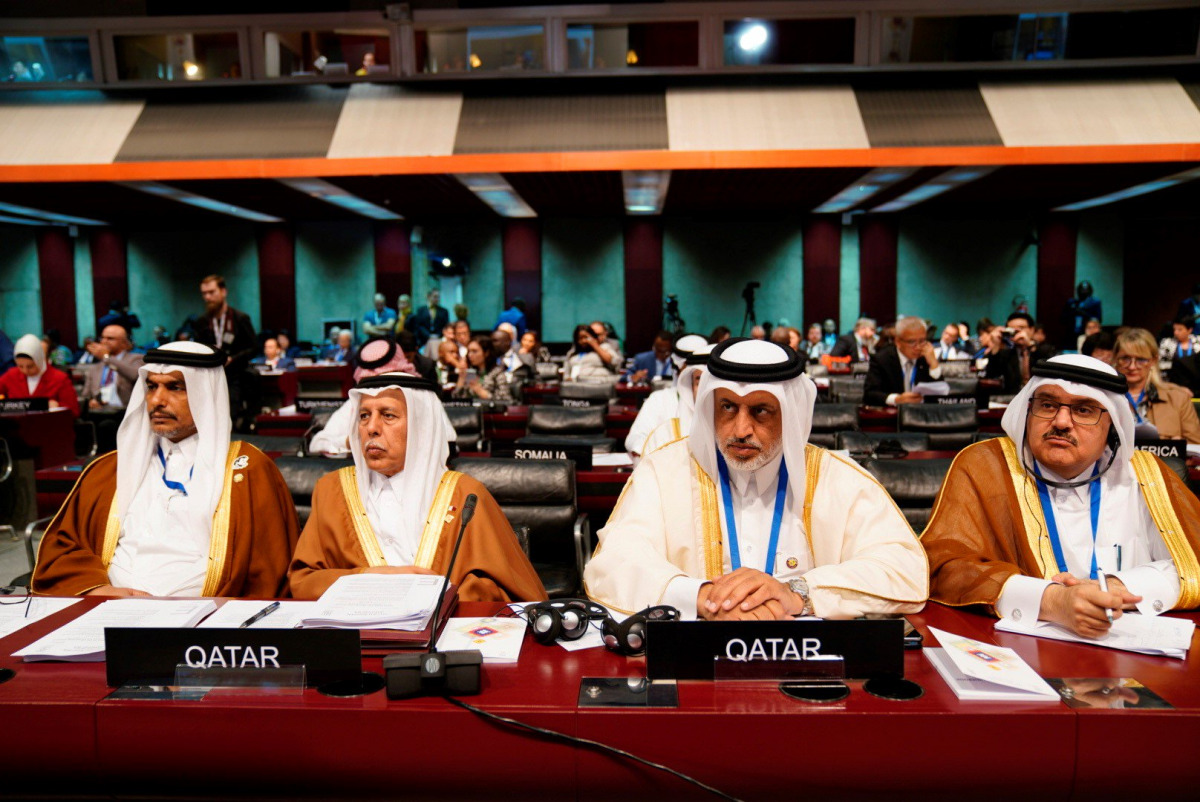 رئيس مجلس الشورى يترأس وفد قطر في الجلسة الختامية