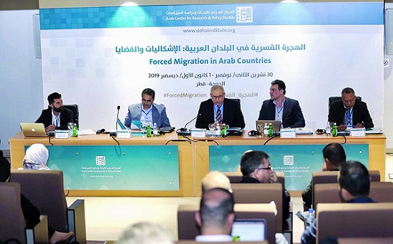 ورشة بالمركز العربي للأبحاث حول الهجرة القسرية
