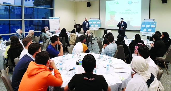 المشاركون في مخيم مؤسسة حمد الطبية