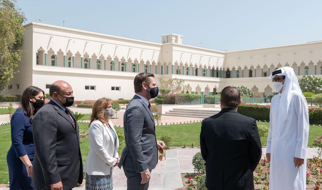 صاحب السمو يستقبل وفدا من الكونغرس الأمريكي