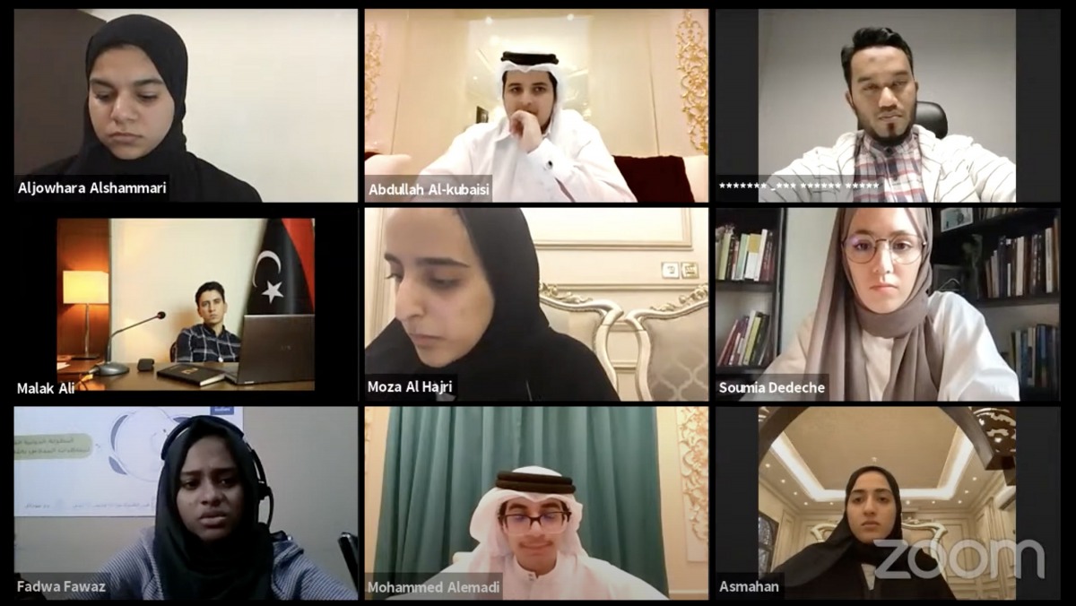 الفريق القطري يتأهل للدور النهائي في البطولة الدولية الخامسة لمناظرات المدارس