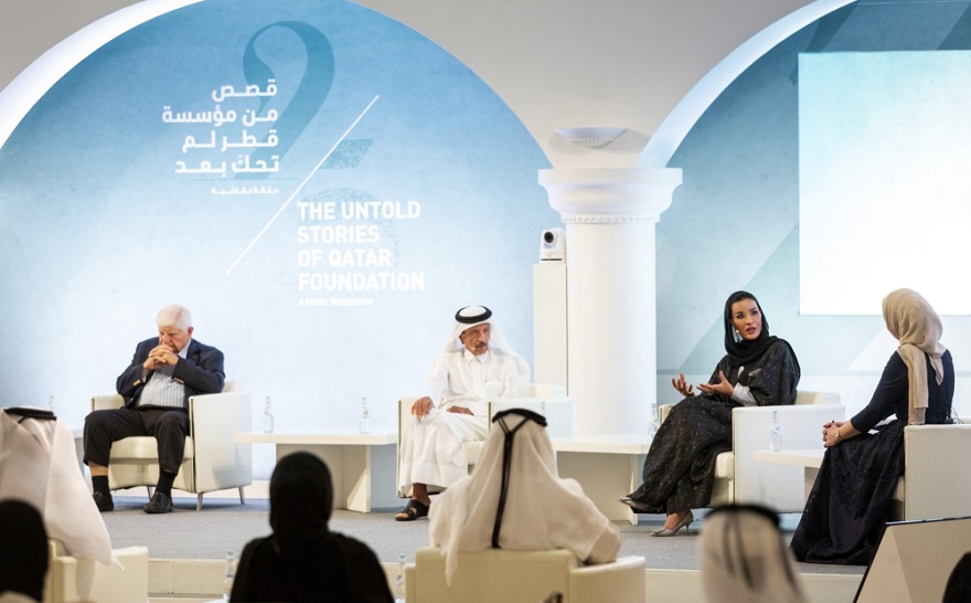 الشيخة موزا: لهذا السبب تم اختيار شجرة السدرة شعارا لمؤسسة قطر