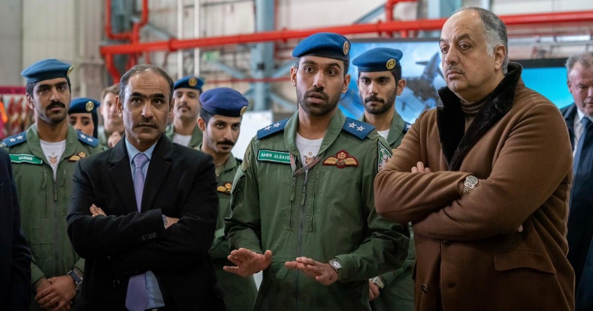 د. خالد العطية يشهد تحليق أول رحلة لطائرات التايفون القطرية