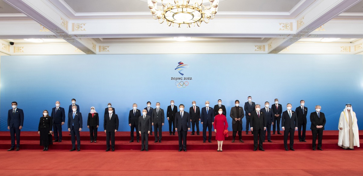 صاحب السمو يحضر مأدبة غداء الرئيس الصيني