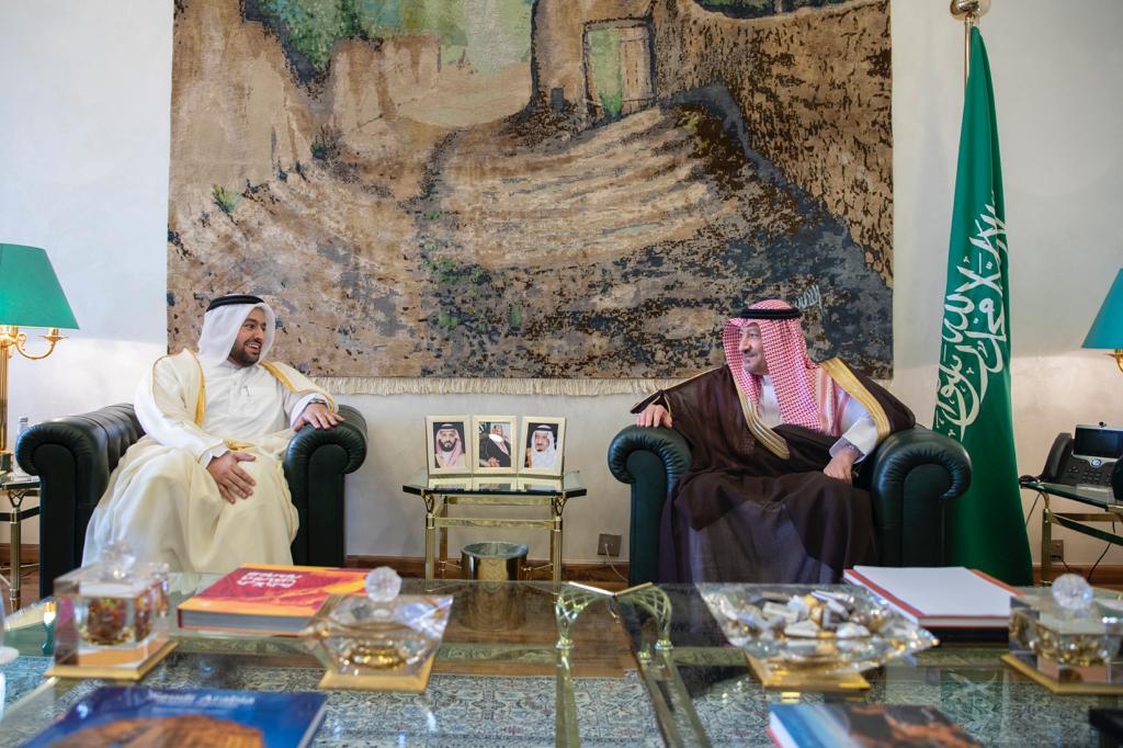 مساعد وزير الخارجية للشؤون الإقليمية يجتمع مع نائب وزير الخارجية السعودي