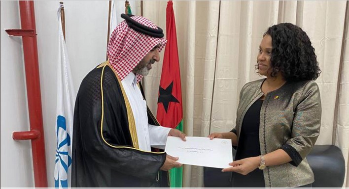 وزيرة الشؤون الخارجية بجمهورية غينيا بيساو تتسلم نسخة من أوراق اعتماد سفير دولة قطر