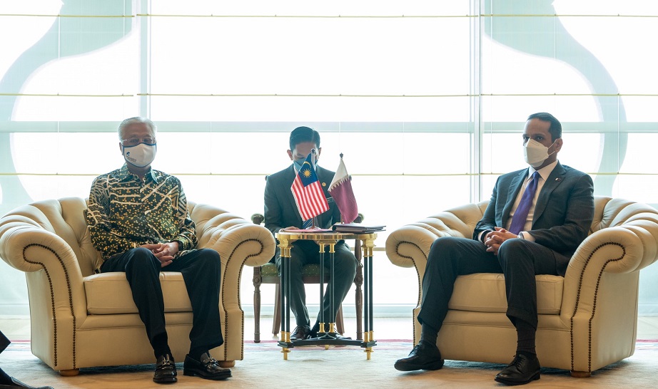 رئيس وزراء ماليزيا يجتمع مع نائب رئيس مجلس الوزراء وزير الخارجية