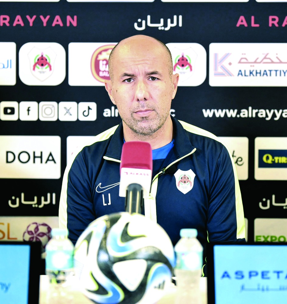  البرتغالي ليوناردو جارديم مدرب الفريق الأول لكرة القدم بنادي الريان