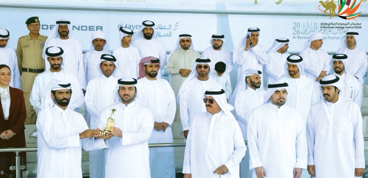 مهرجان ختامي المرموم 2026.. الشعار العنابي يحلق بالخنجر والبندقية الذهبية