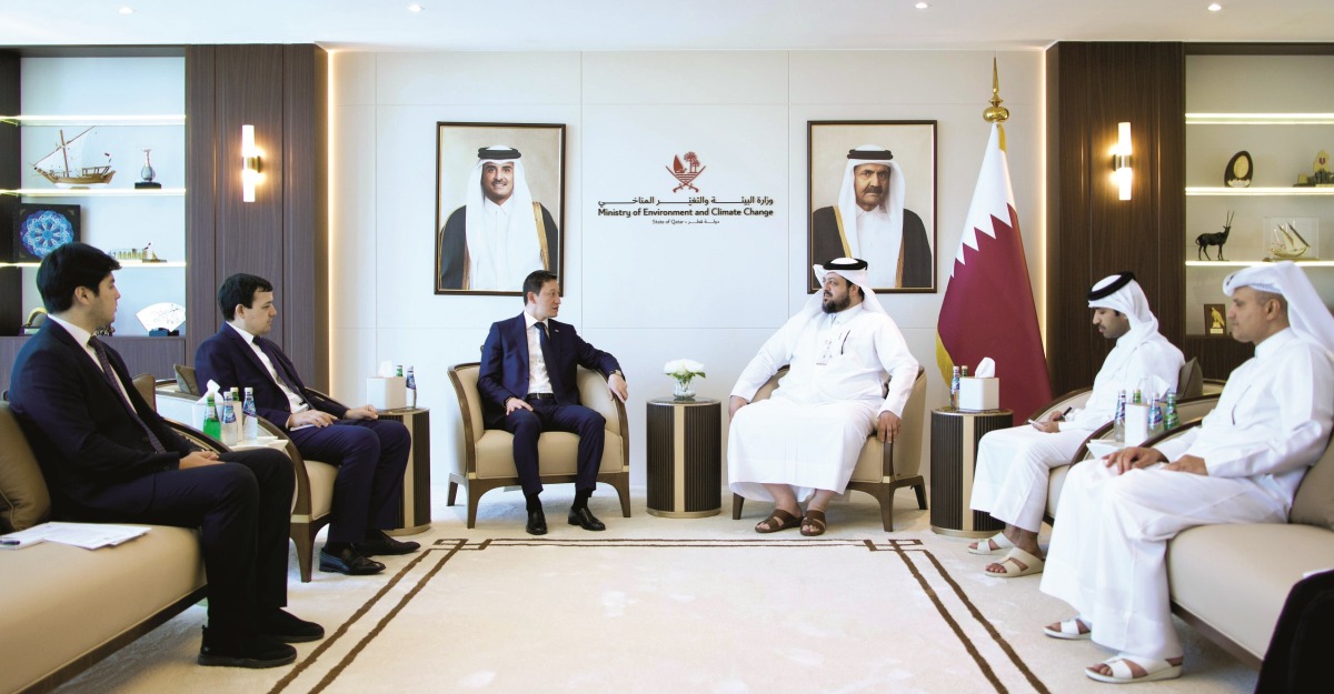 وكيل &laquo;البيئة&raquo; يجتمع مع سفير أوزبكستان