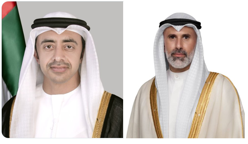 مباحثات كويتية إماراتية حول تطورات الأحداث الراهنة في المنطقة