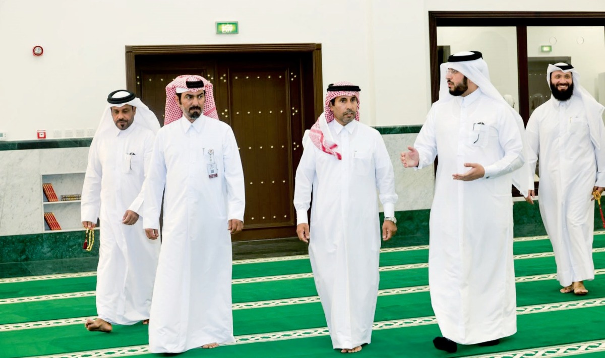 الأوقاف وبلدية أم صلال تفتتحان جامعاً ومقبرة جديدين بالمزروعة