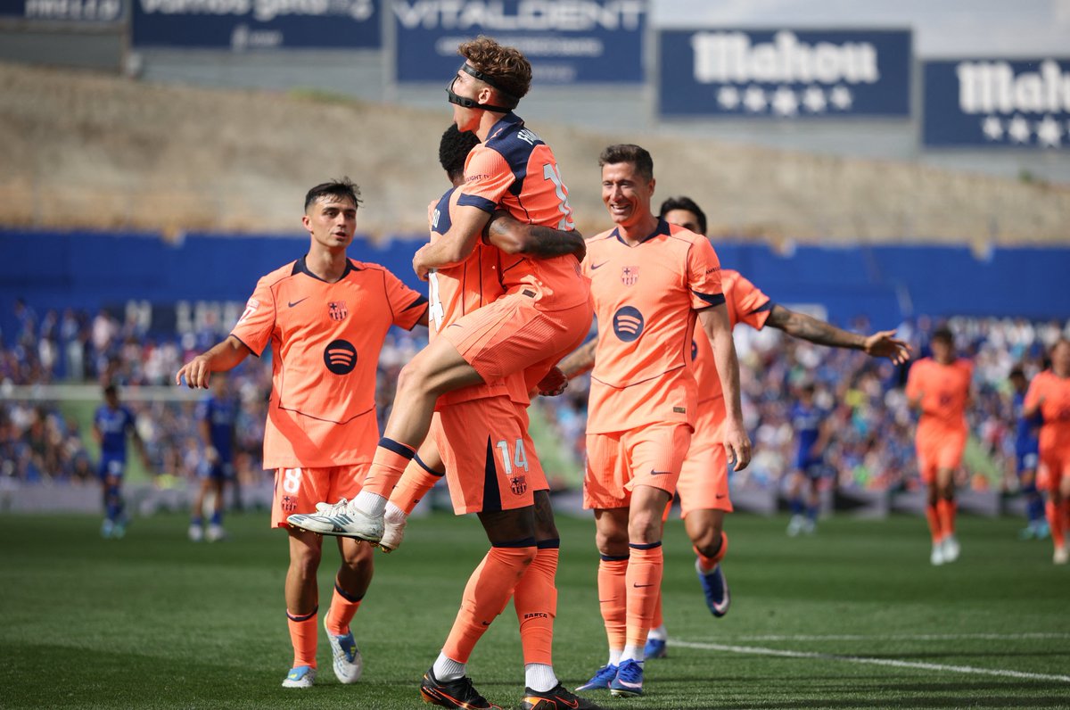 الدوري الإسباني: برشلونة يتخطى خيتافي بثنائية ويقترب من اللقب