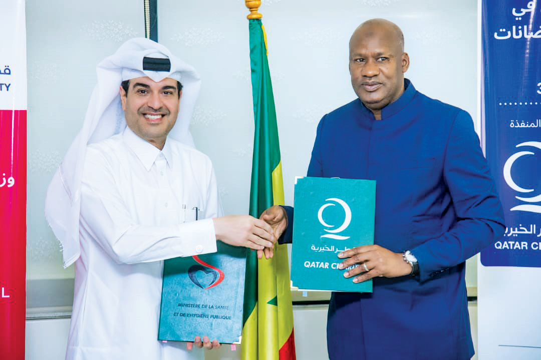 قطر الخيرية تعزز الشراكة مع السنغال في مجالات الصحة