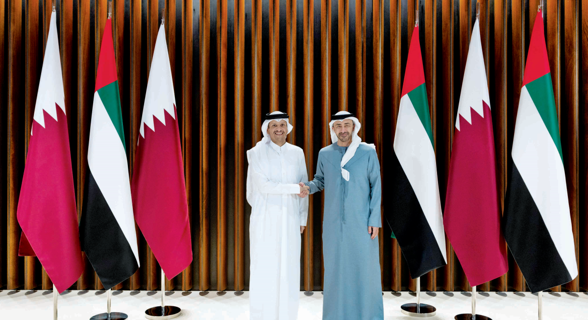 رئيس الوزراء: خريطة طريق لتطوير العلاقات الأخوية بين قطر والإمارات