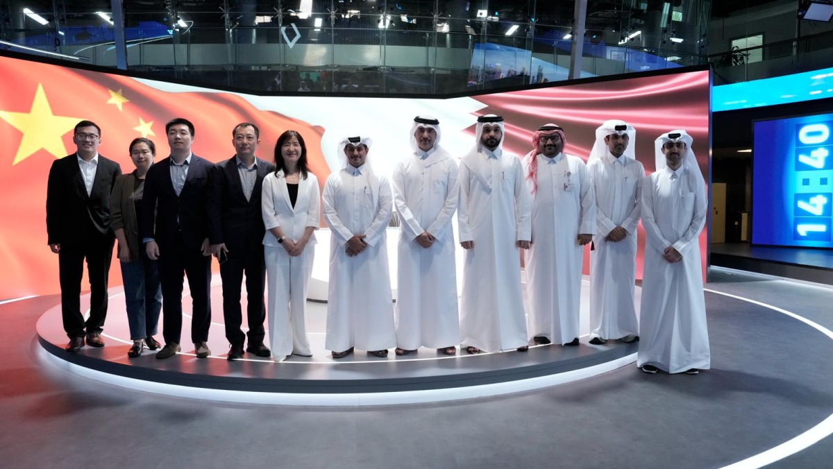 وفد من مجموعة الصين للإعلام يزور تلفزيون قطر وقناة QBC الاقتصادية