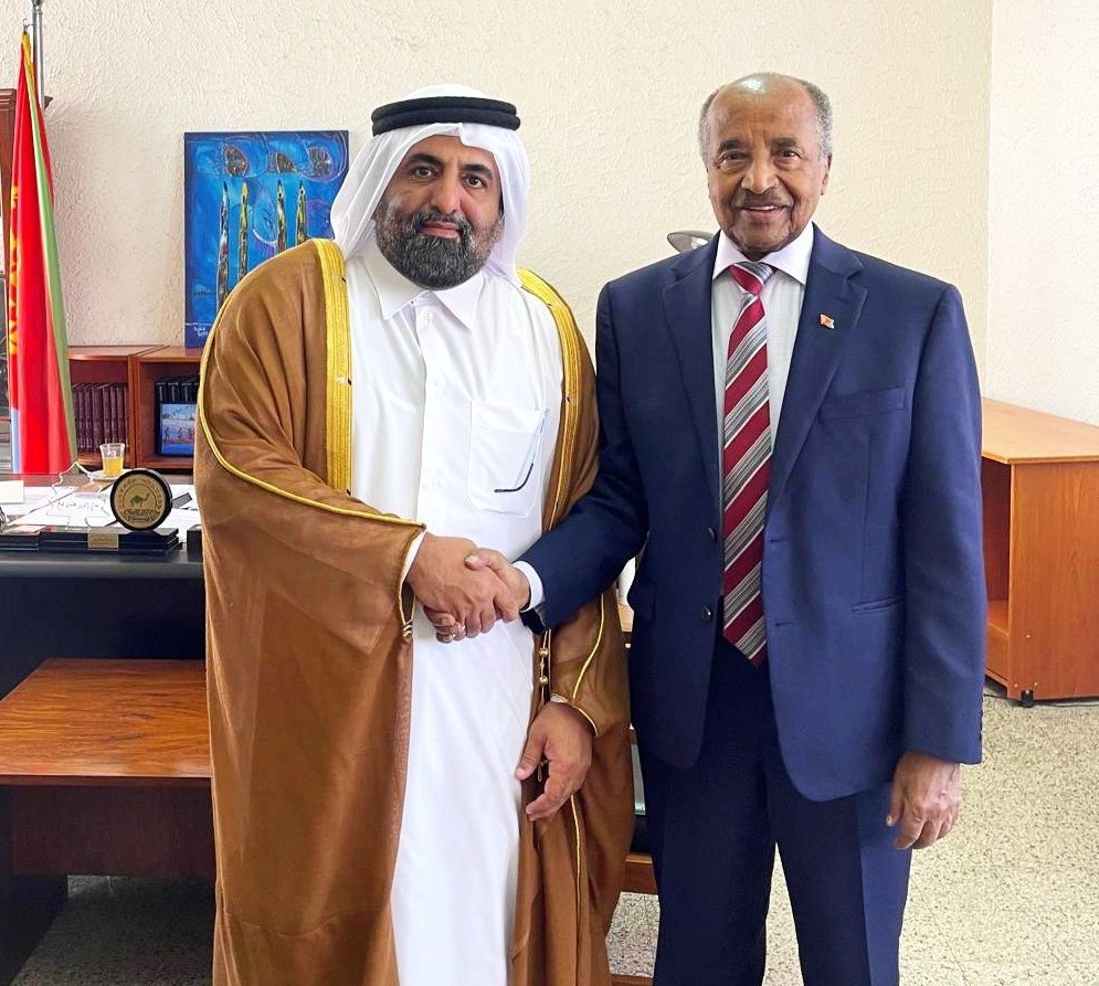&nbsp;وزير الشؤون الخارجية بإرتريا يجتمع مع القائم بالأعمال القطري