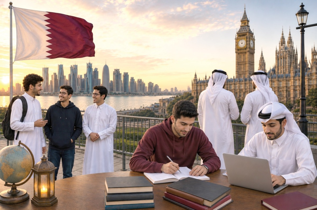 رسائل تهنئة بالعيد من المبتعثين إلى بريطانيا