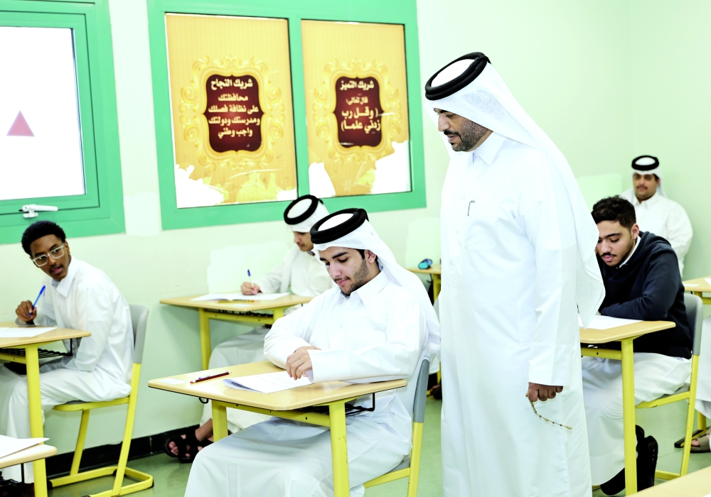 High school students relieved after first test