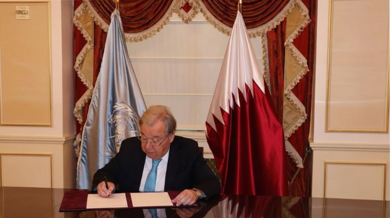 الأمين العام للأمم المتحدة يقدم العزاء في فقيد الوطن الكبير