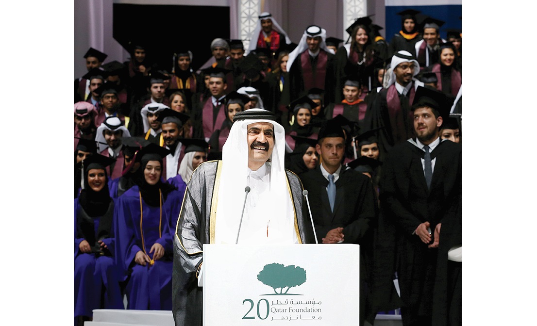‫ مؤسسة قطر: رؤية الأمير الوالد تواصل صناعة الأثر