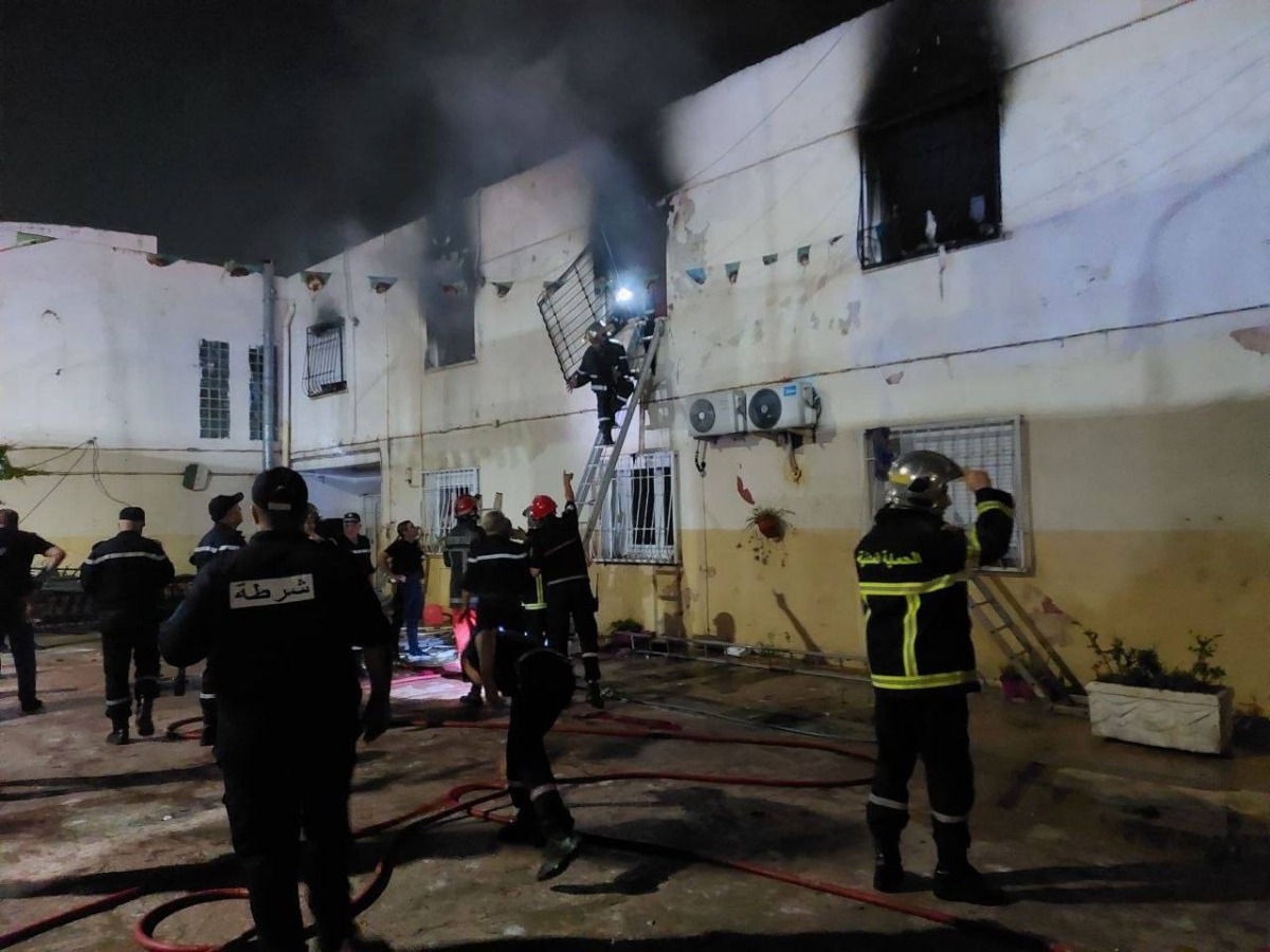 ‫ وفاة 11 شخصا و إصابة 19 آخرين في حريق بمؤسسة لرعاية الأطفال في الجزائر