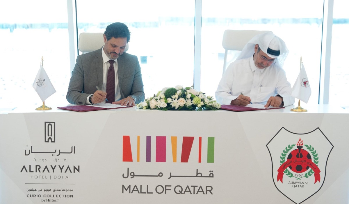 الصورة الرئيسية لمقال: قطر مول وفندق الريان الدوحة يعقدان شراكة مع نادي الريان الرياضي