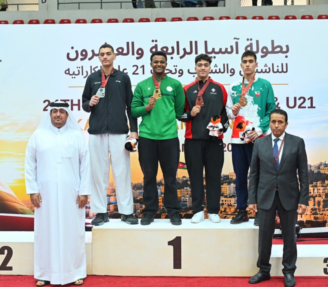  ميدالية فضية لقطر في بطولة آسيا للكاراتيه للناشئين والشباب