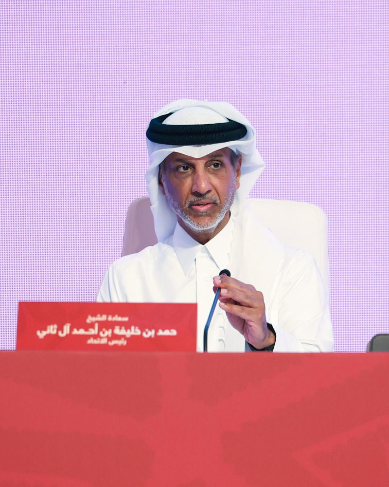 تعيين سعادة الشيخ حمد بن خليفة بن أحمد آل ثاني رئيسا للاتحاد القطري لكرة القدم