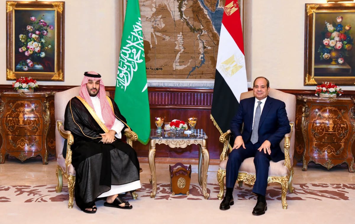  الرئيس المصري وولي العهد السعودي يبحثان التطورات في المنطقة