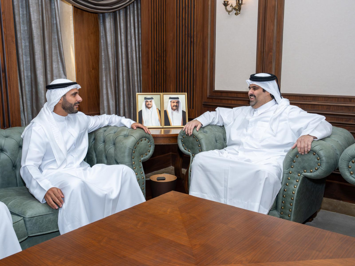 الرئيس التنفيذي للقطرية للإعلام يجتمع مع المدير العام لمؤسسة الإنتاج البرامجي المشترك