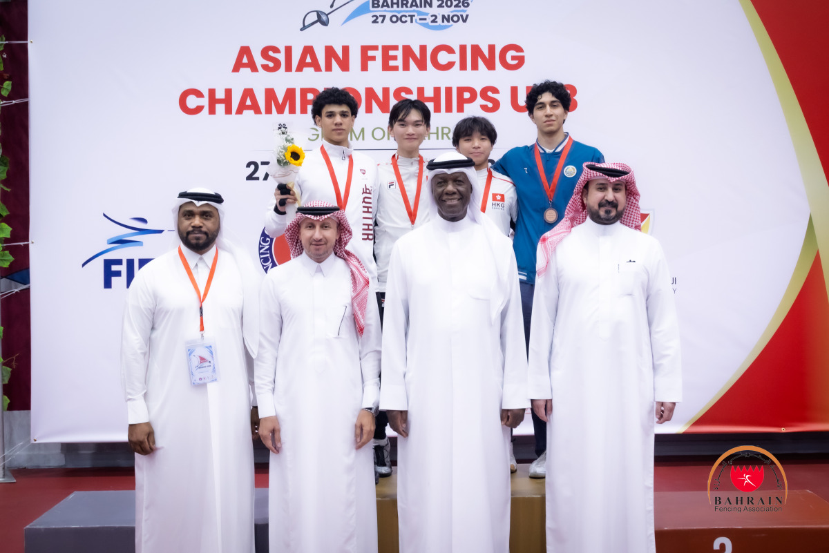 أداء مشرّف لفريق الأدعم للمبارزة وإهداء اللاعب أدهم الديب الميدالية الفضية لقطر